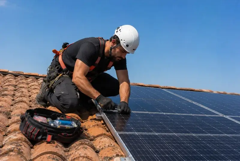 Maintenance et monitoring de panneaux solaires à Mieussy